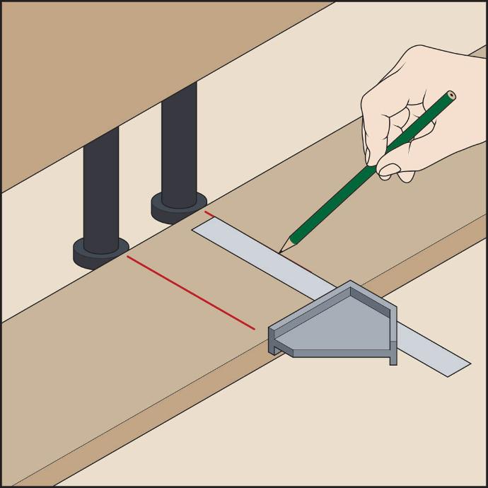 How To Fit Kitchen Plinth Onto Plastic Adjustable Legs